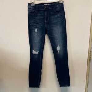 Cello Women's Skinny Jeans - Dark Blue